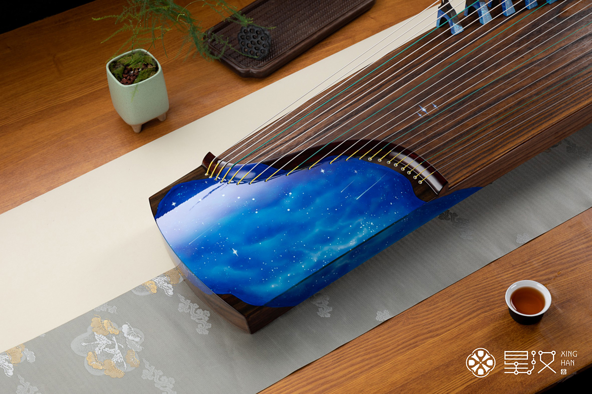 星空——手绘挖筝